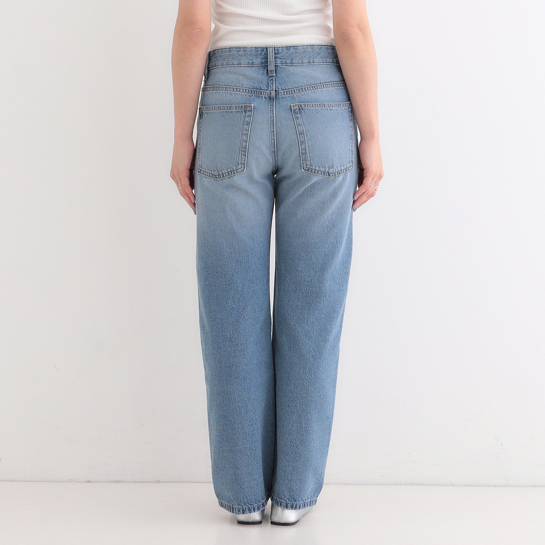 SHOO･LA･RUE「【SHOO・LA・RUE DENIM】程よいゆとりの ストレートデニムパンツ」|デニム|