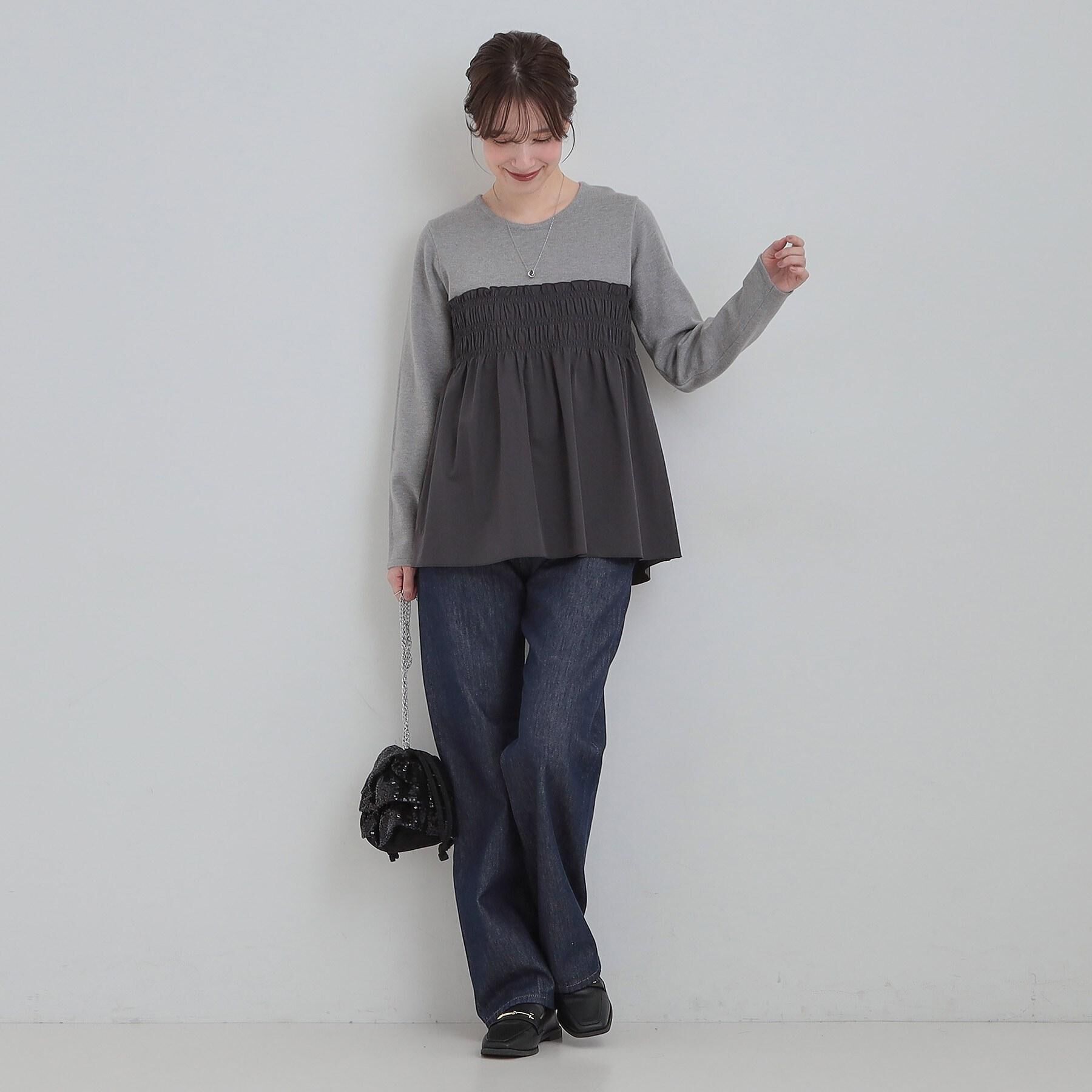 SHOO･LA･RUE「【SHOO・LA・RUE DENIM】程よいゆとりの ストレートデニムパンツ」|デニム|