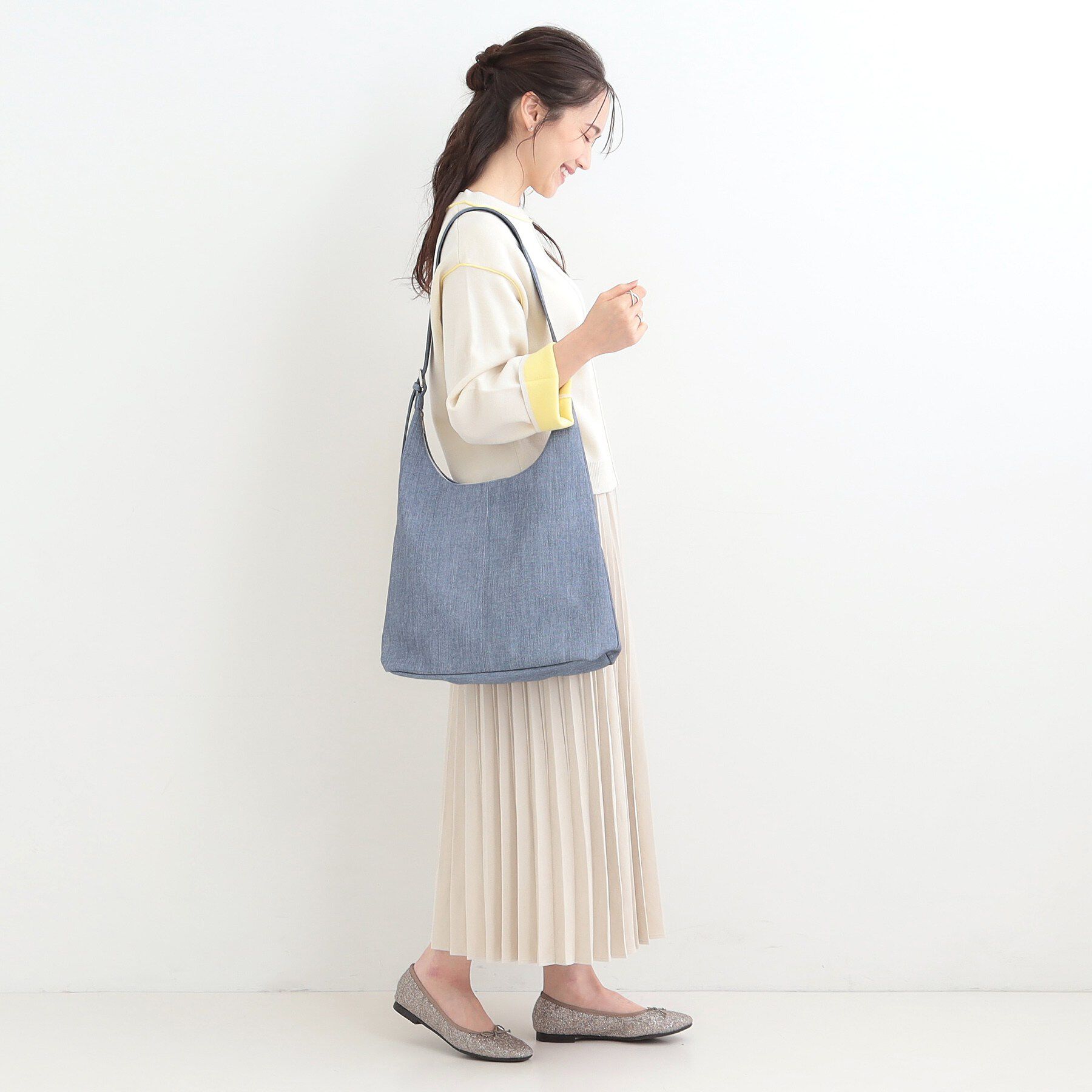 SHOO･LA･RUE「デニム風生地ワンショルダーバッグ」|ショルダー・メッセンジャー|