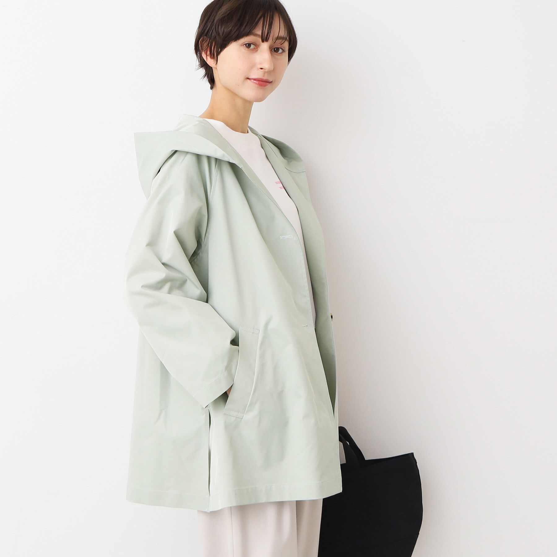 Dessin「【洗える】フーデッドハーフコート（S～L）」|その他|