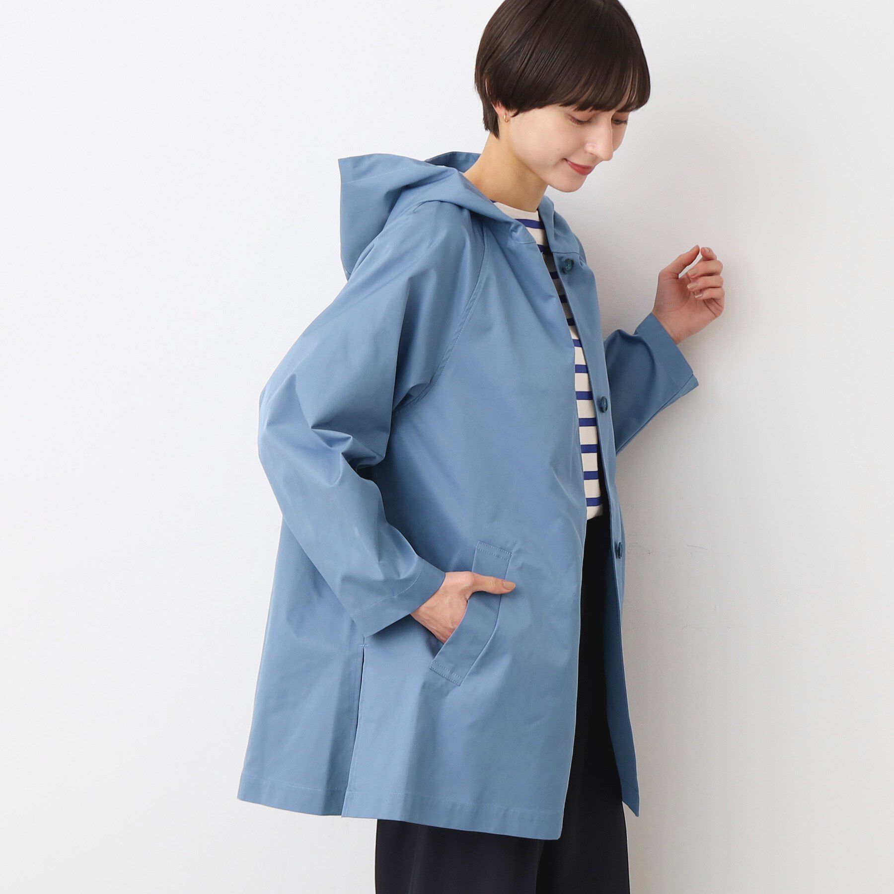 Dessin「【洗える】フーデッドハーフコート（S～L）」|その他|