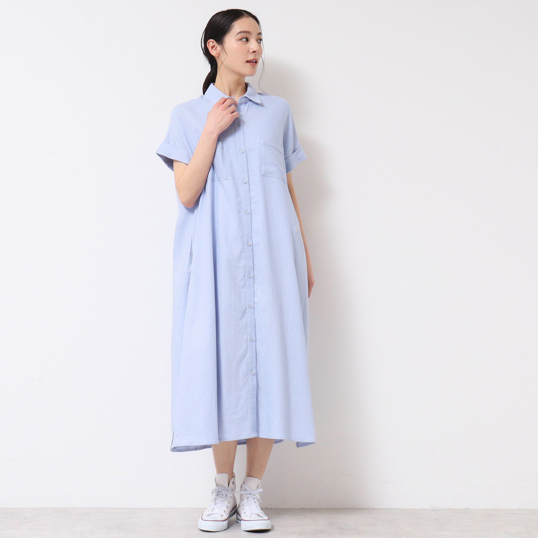 Dessin「【洗える】シャツワンピース（S～L）」|ワンピース|