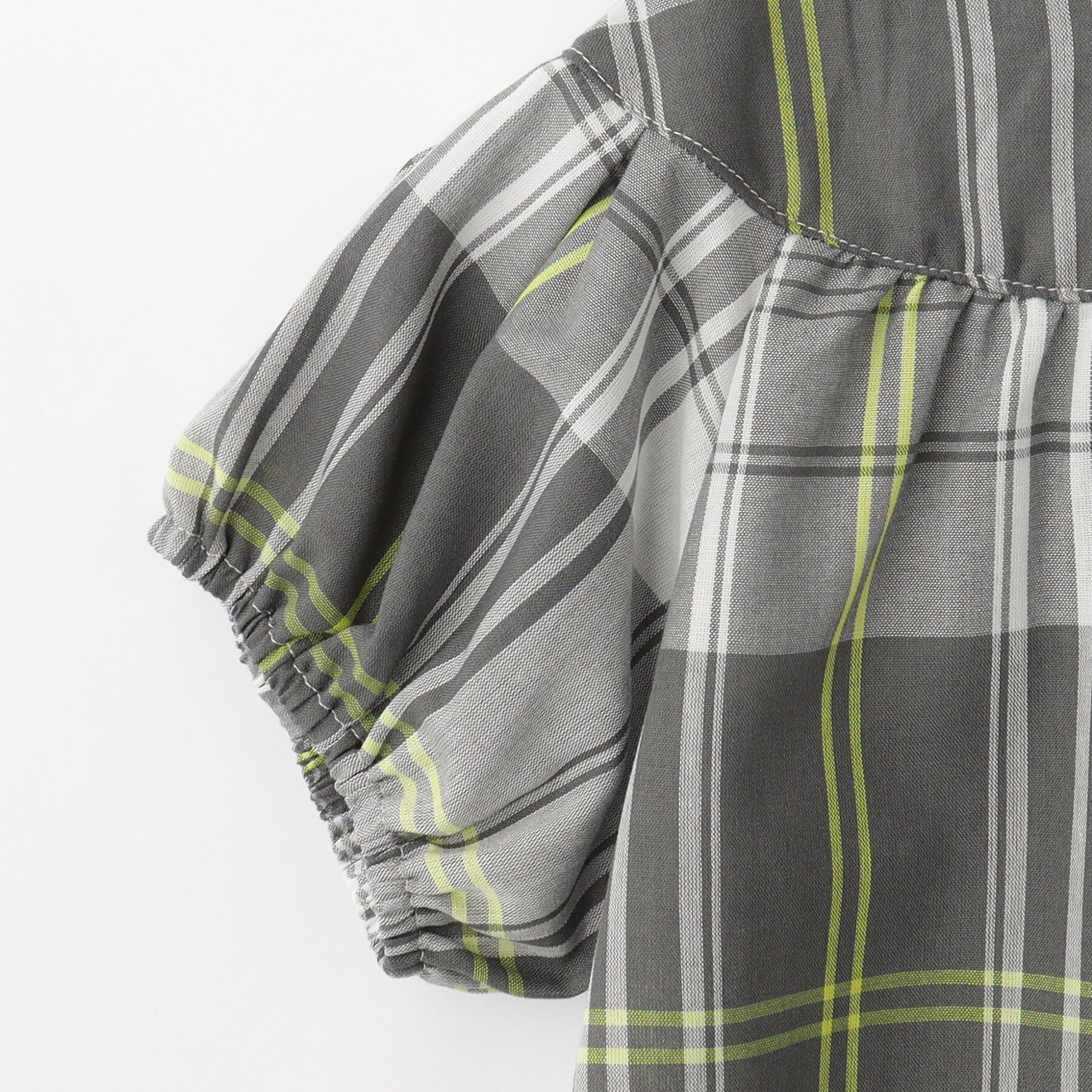 Dessin「【リンクコーデ】ガーゼチェックチュニックワンピース」|ワンピース|