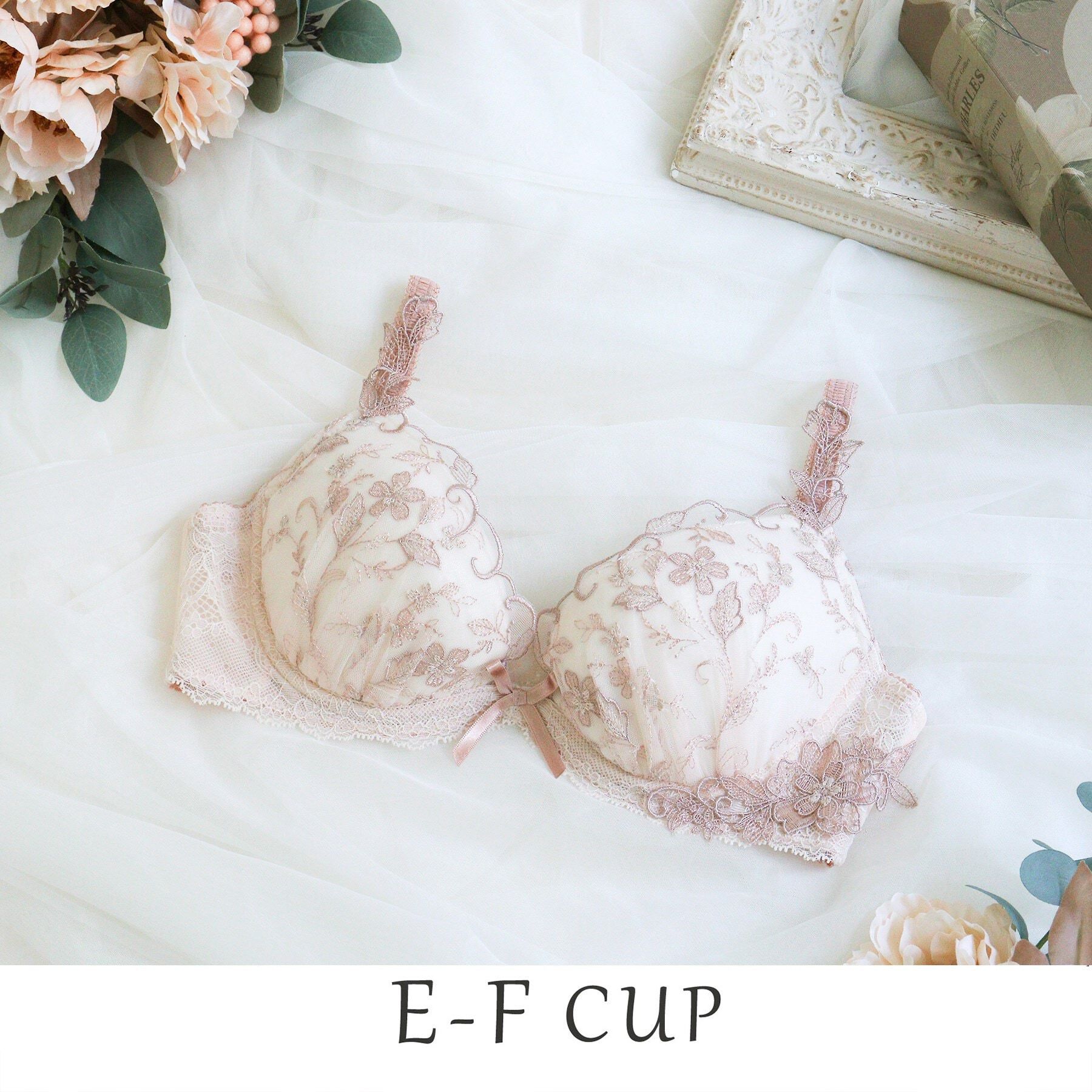 Risa Magli「ボーナ ブラジャー」|インナー|ピンク(071)