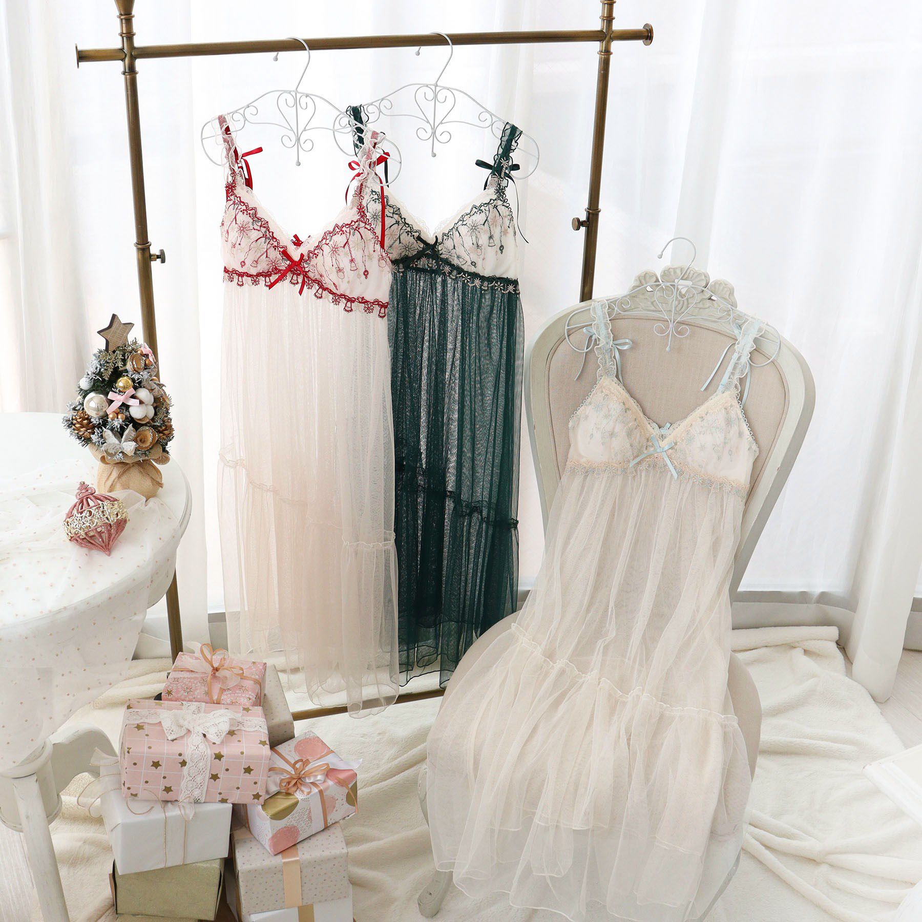 Risa Magli「【ルビー】 カップ付マキシワンピース」|インナー|