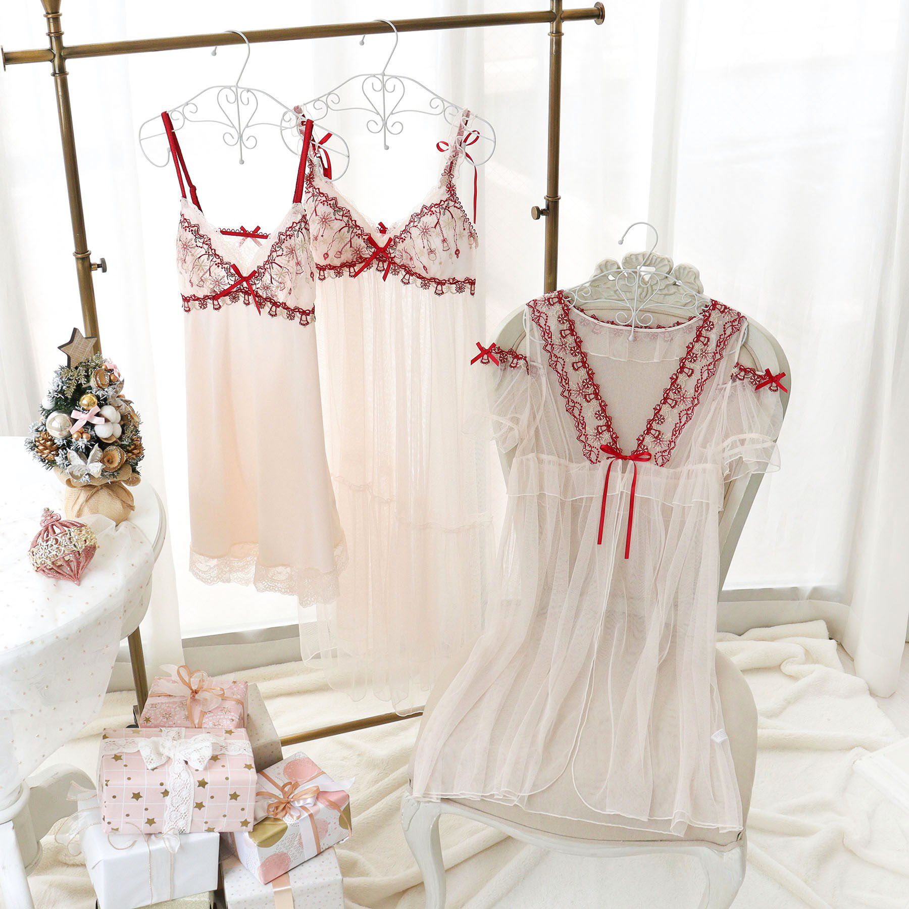 Risa Magli「【ルビー】 カップ付マキシワンピース」|インナー|