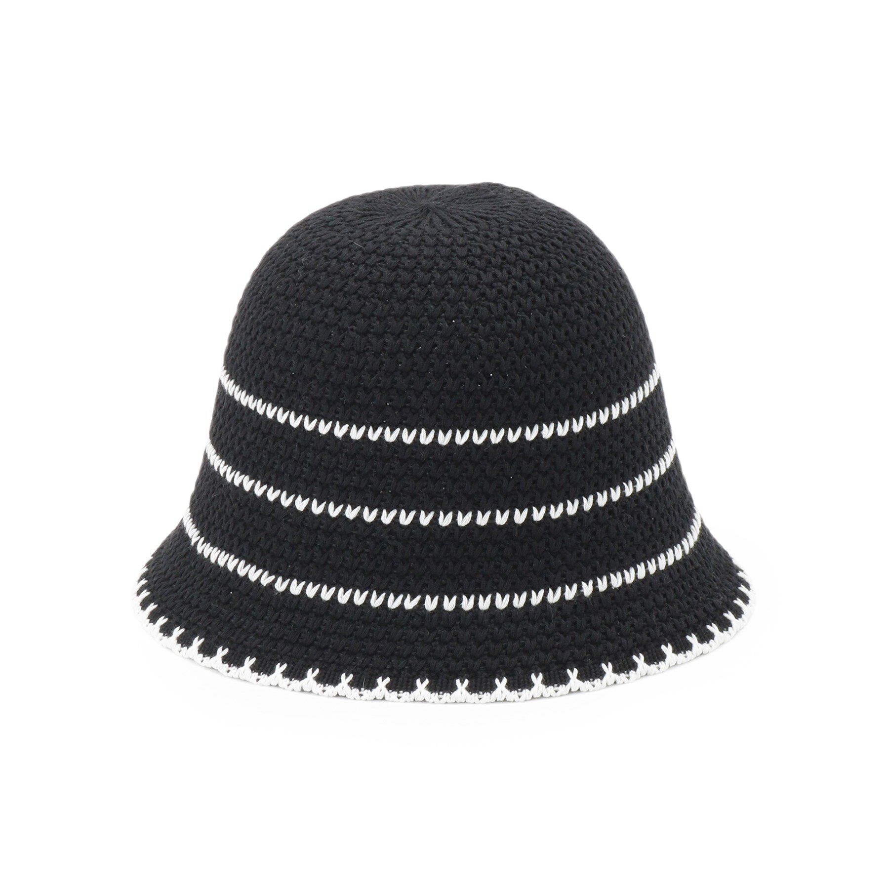 ITS&rsquo;DEMO「ラインハット」|ハット|ブラック(019)