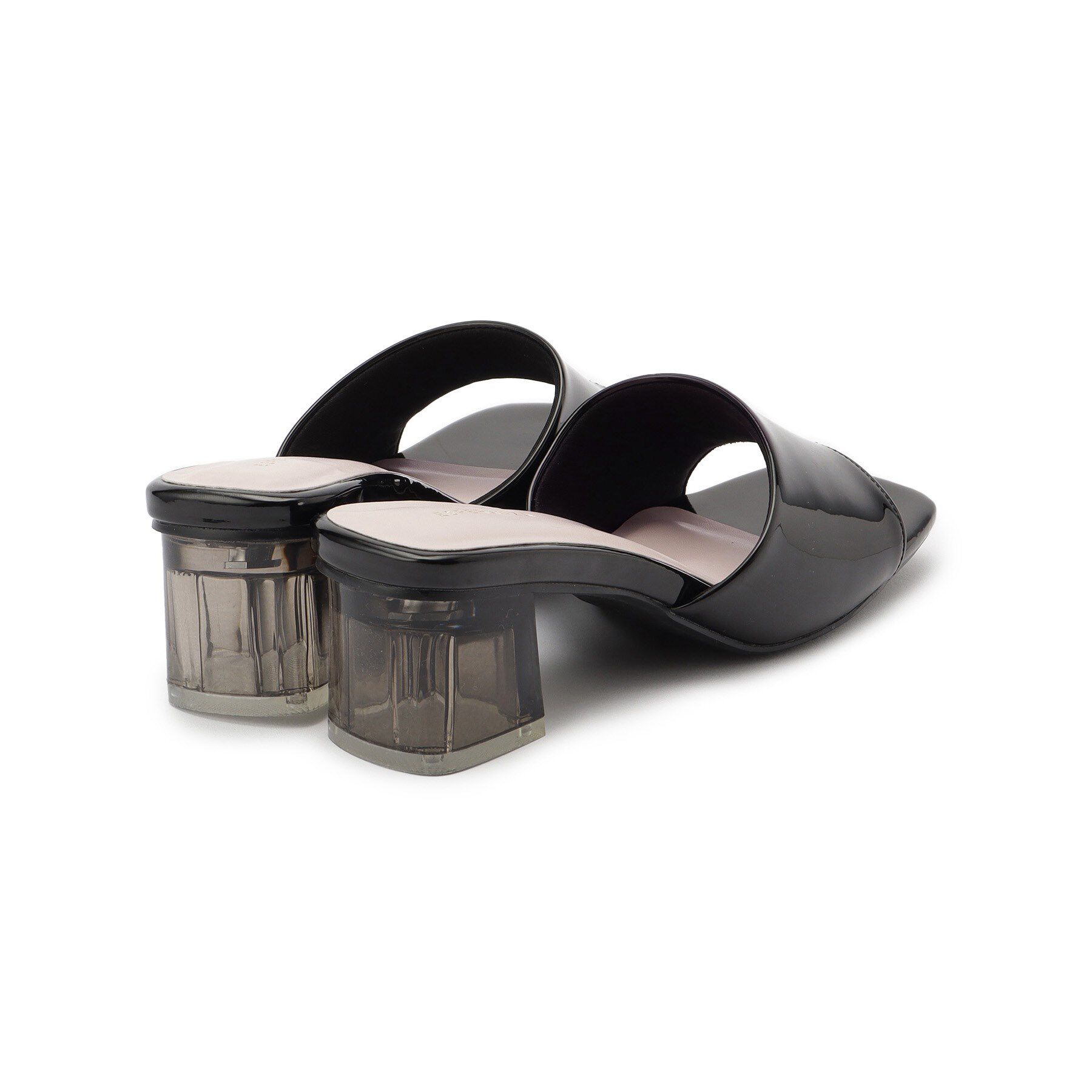 ESPERANZA「スクエアトゥクリアヒールミュール」|サンダル|