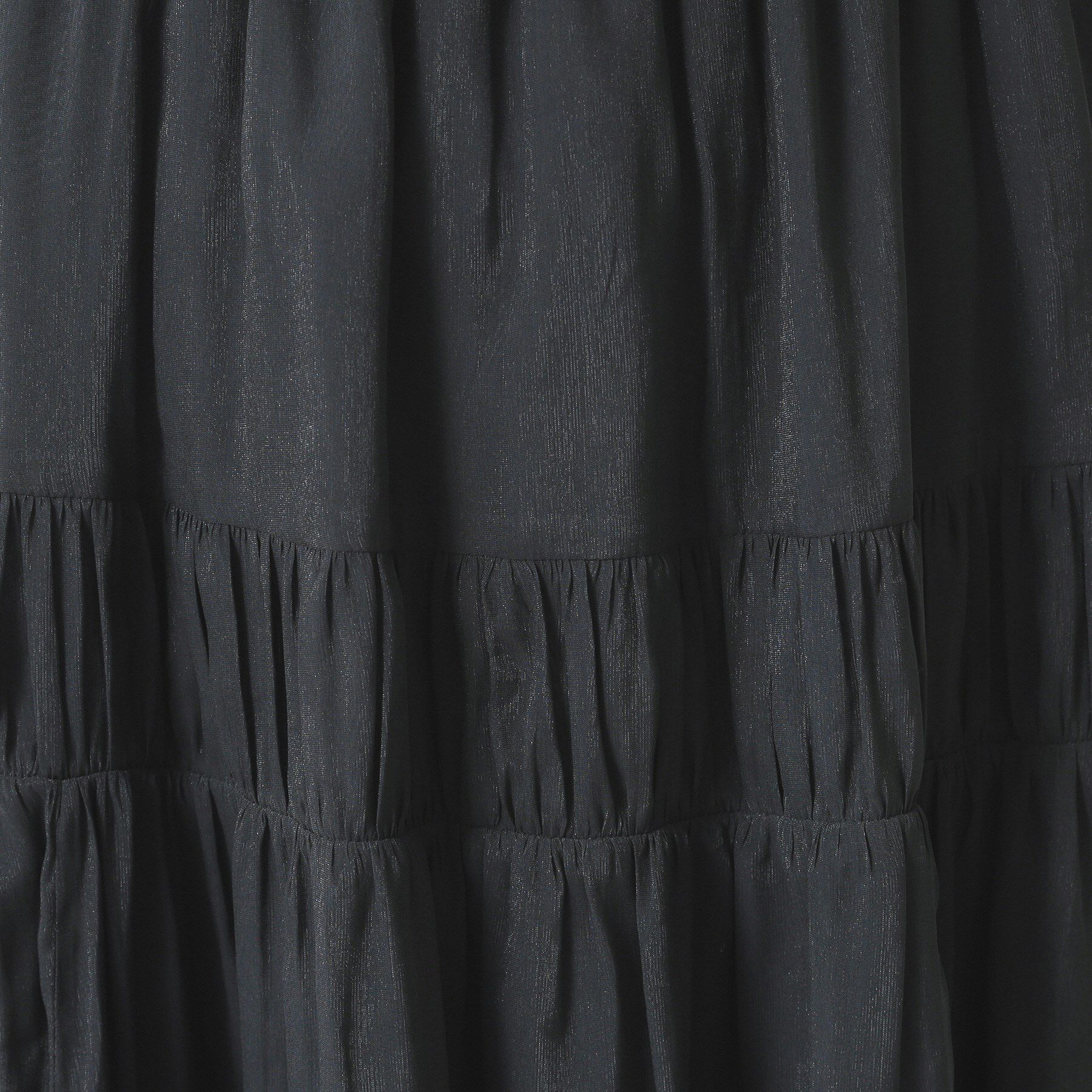 SunaUna「【パウダーシフォン／シャーリング】ロングワンピース」|ワンピース|