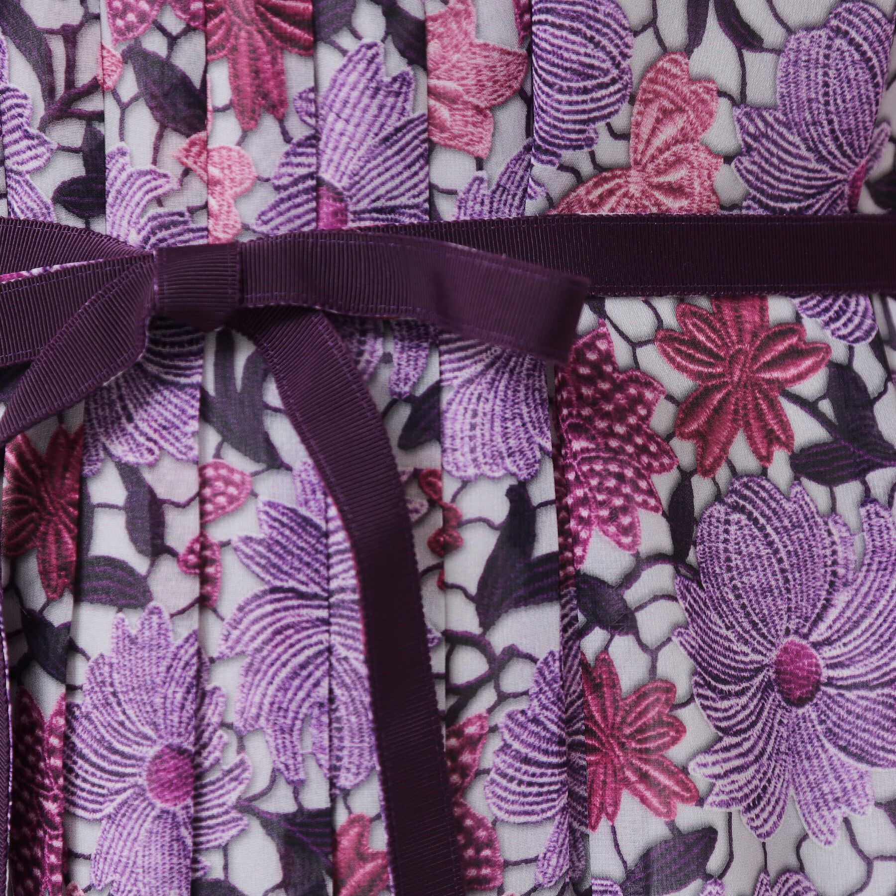 SunaUna「【完売間近／&yours project】レース柄プリーツワンピース」|ワンピース|