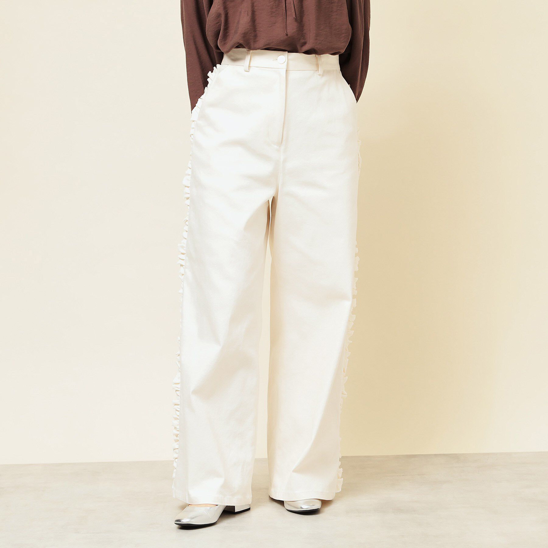 SunaUna「【COLLECTION LINE】フリルデニム」|その他|