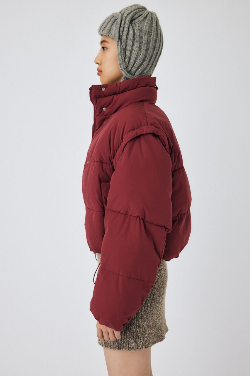 MOUSSY「CROPPED PUFFER DETACHABLE ジャケット」|その他|
