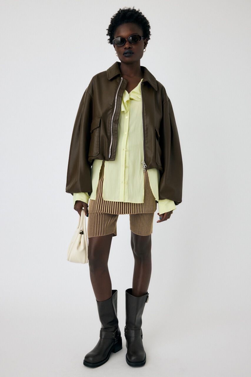 MOUSSY「RUFFLE ブラウス」|シャツ・ブラウス|