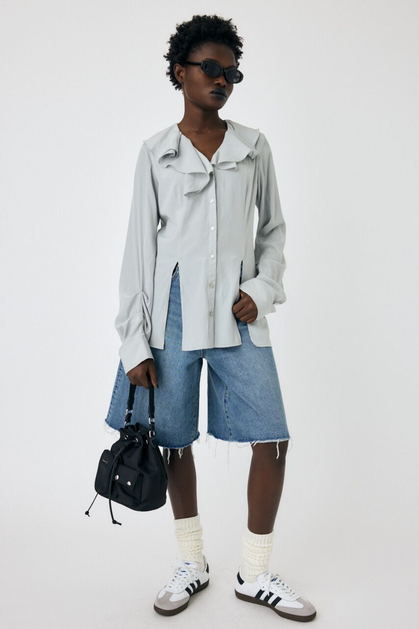 MOUSSY「RUFFLE ブラウス」|シャツ・ブラウス|