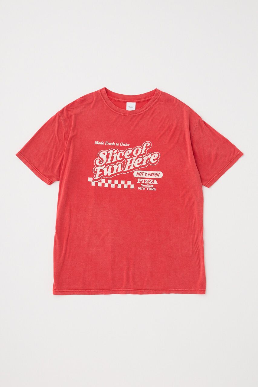 MOUSSY「PIZZA STORE Tシャツ」|Tシャツ・カットソー|