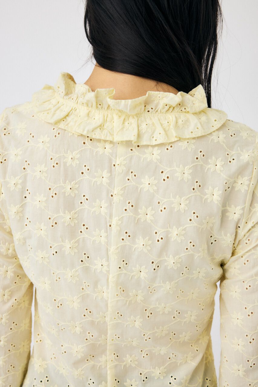 MOUSSY「FRONT TIE EYELET シャツ」|シャツ・ブラウス|