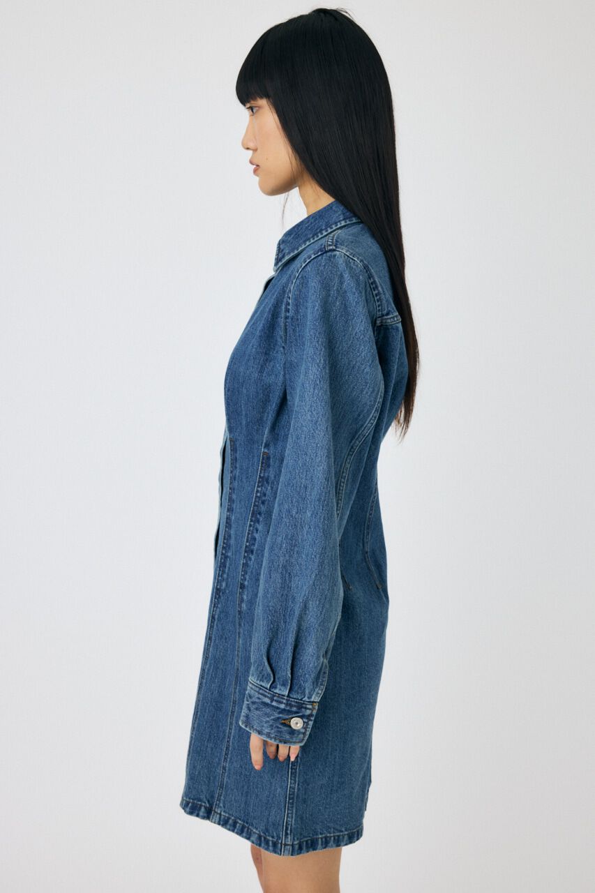 MOUSSY「WAIST TUCK ミニドレス」|ワンピース|