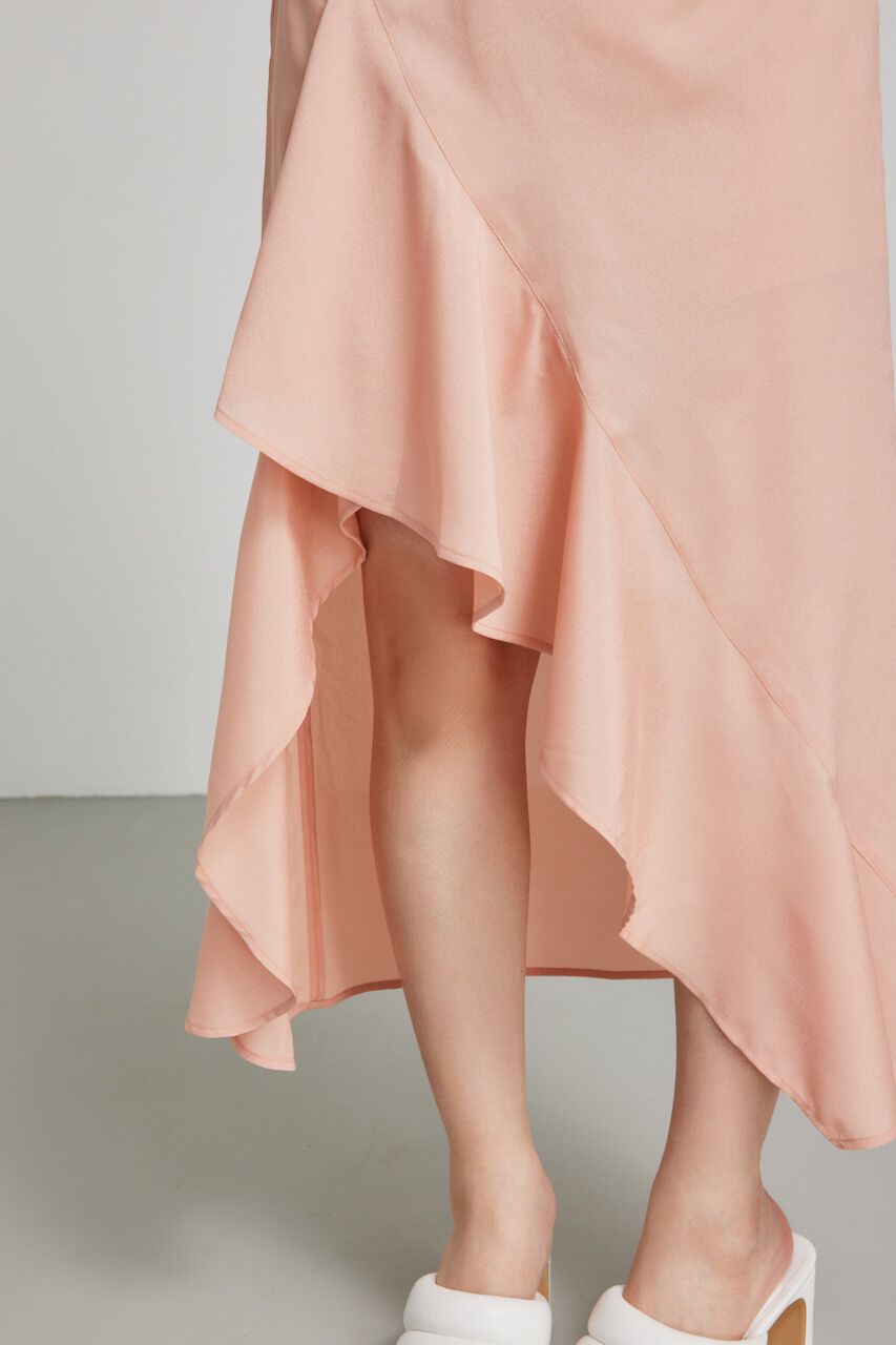 rienda「ラッフルフリルスリットジャストウエストスコショートパンツ」|スカート|