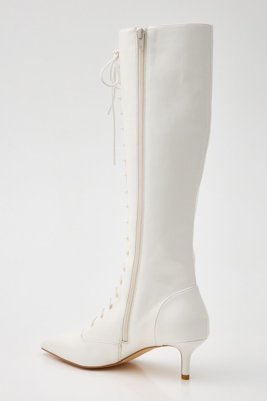 rienda「フロントレースアップロングブーツ」|その他|