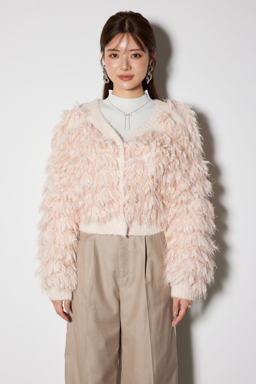 rienda「フリンジニットカーディガン」|カーディガン|