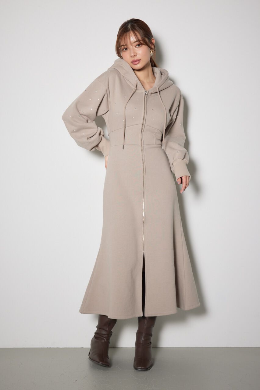 rienda「ビジュースウェットマーメイドワンピース」|ワンピース|