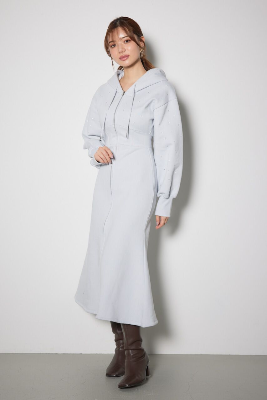 rienda「ビジュースウェットマーメイドワンピース」|ワンピース|