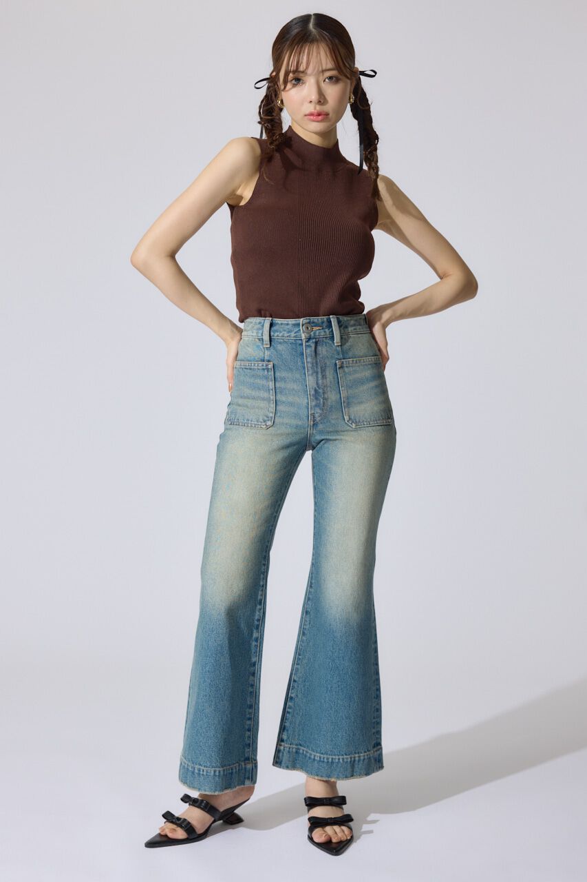 rienda「ウォッシャブルリブタンクトップ」|ニット・セーター|