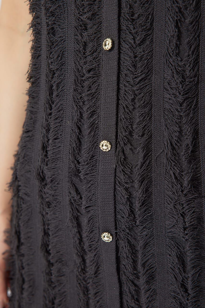 rienda「フリンジタイトニットワンピース」|ワンピース|