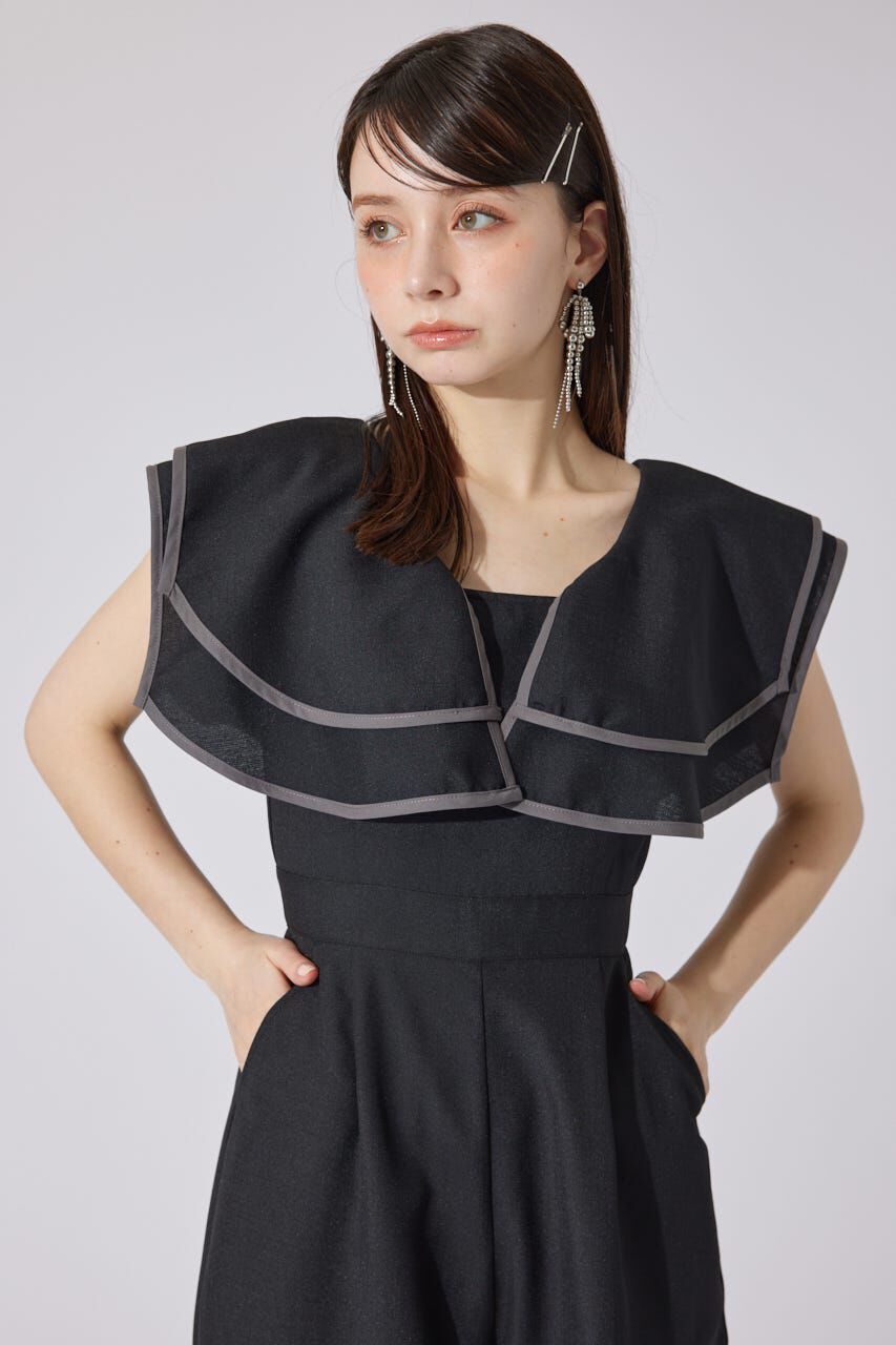 rienda「ショルダーダブルフリルロンパース」|その他|