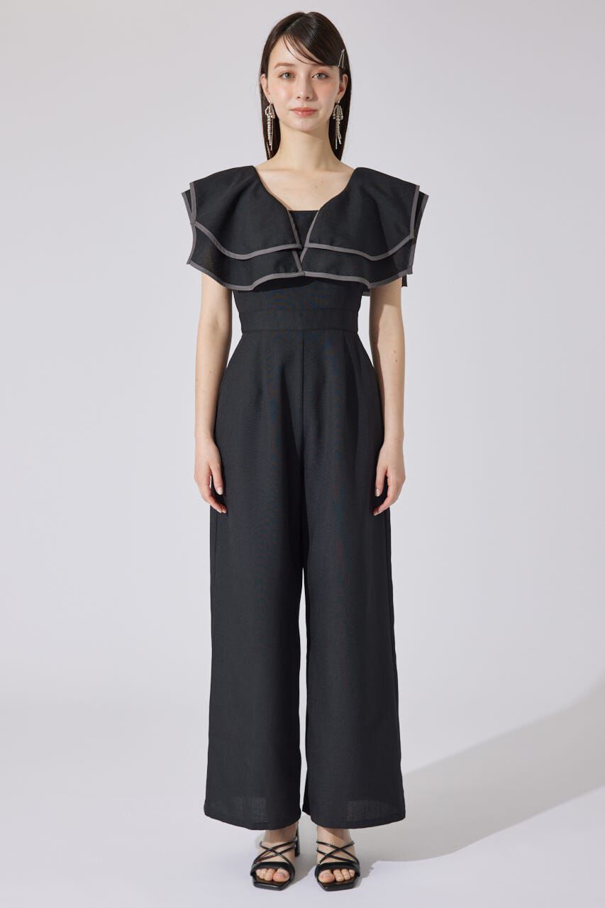 rienda「ショルダーダブルフリルロンパース」|その他|