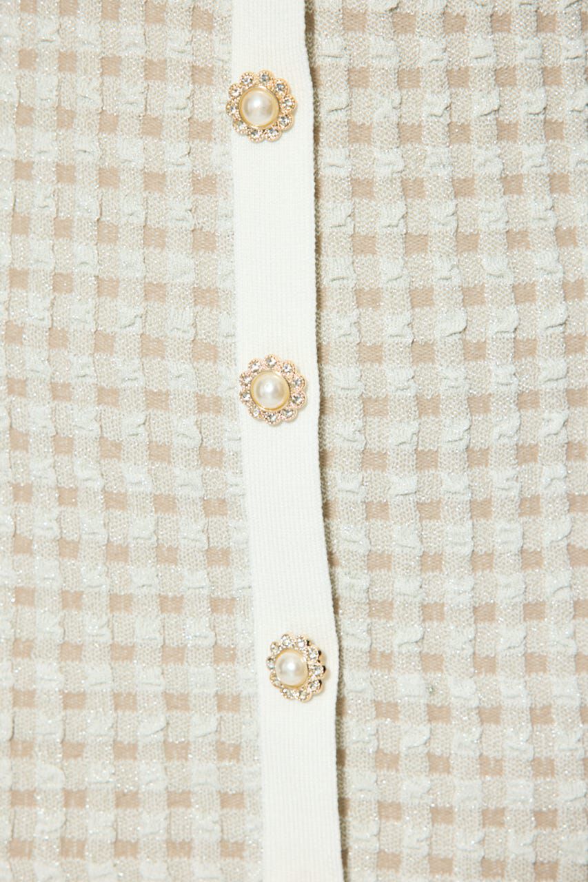 rienda「アシンメトリーツイードミニニットワンピース」|ワンピース|