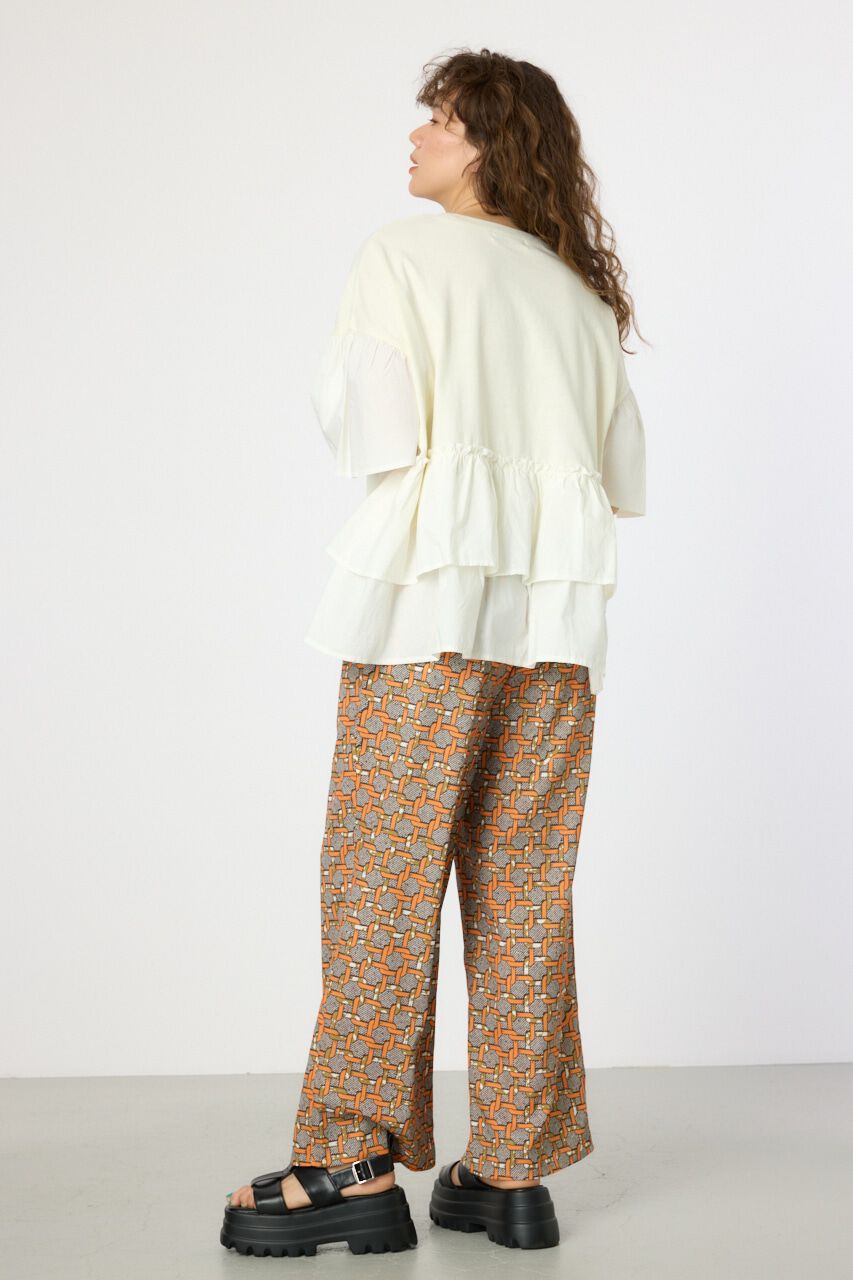 RODEO CROWNS「ピグメントバックフリルトップス」|Tシャツ・カットソー|