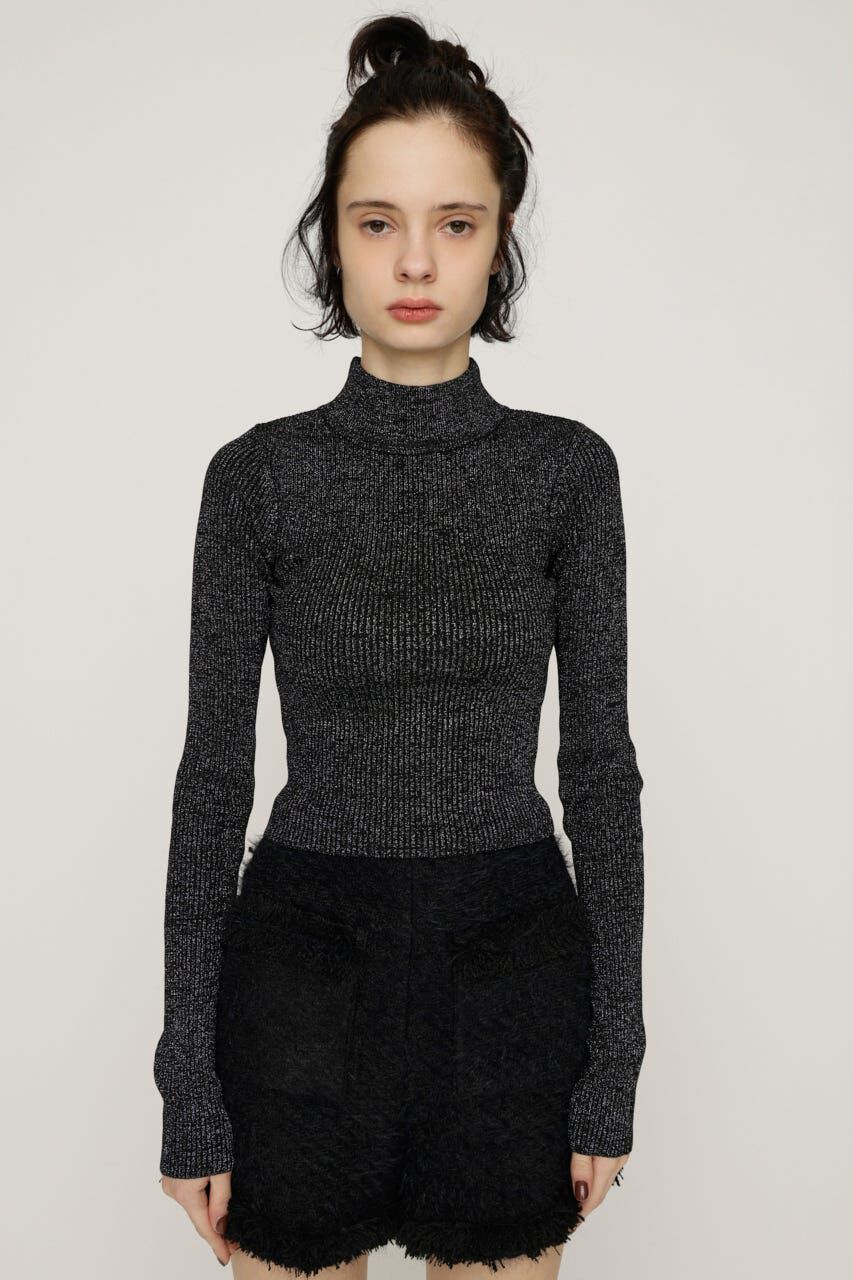 SLY「GLITTER COMPACT トップス」|ニット・セーター|