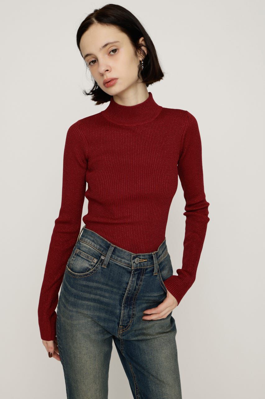 SLY「GLITTER COMPACT トップス」|ニット・セーター|