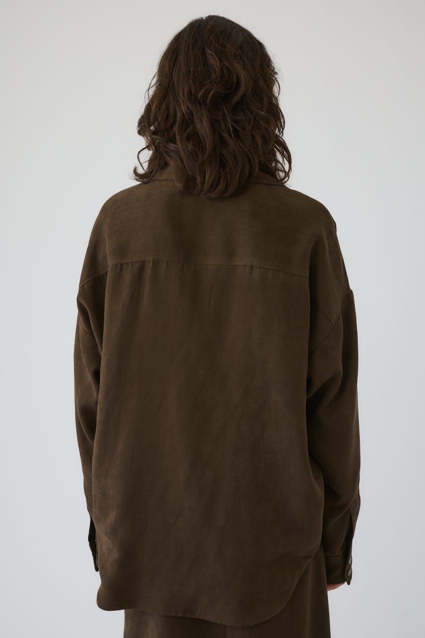 RIM.ARK 「Open collar F/Suede shirt JK」|シャツ・ブラウス|
