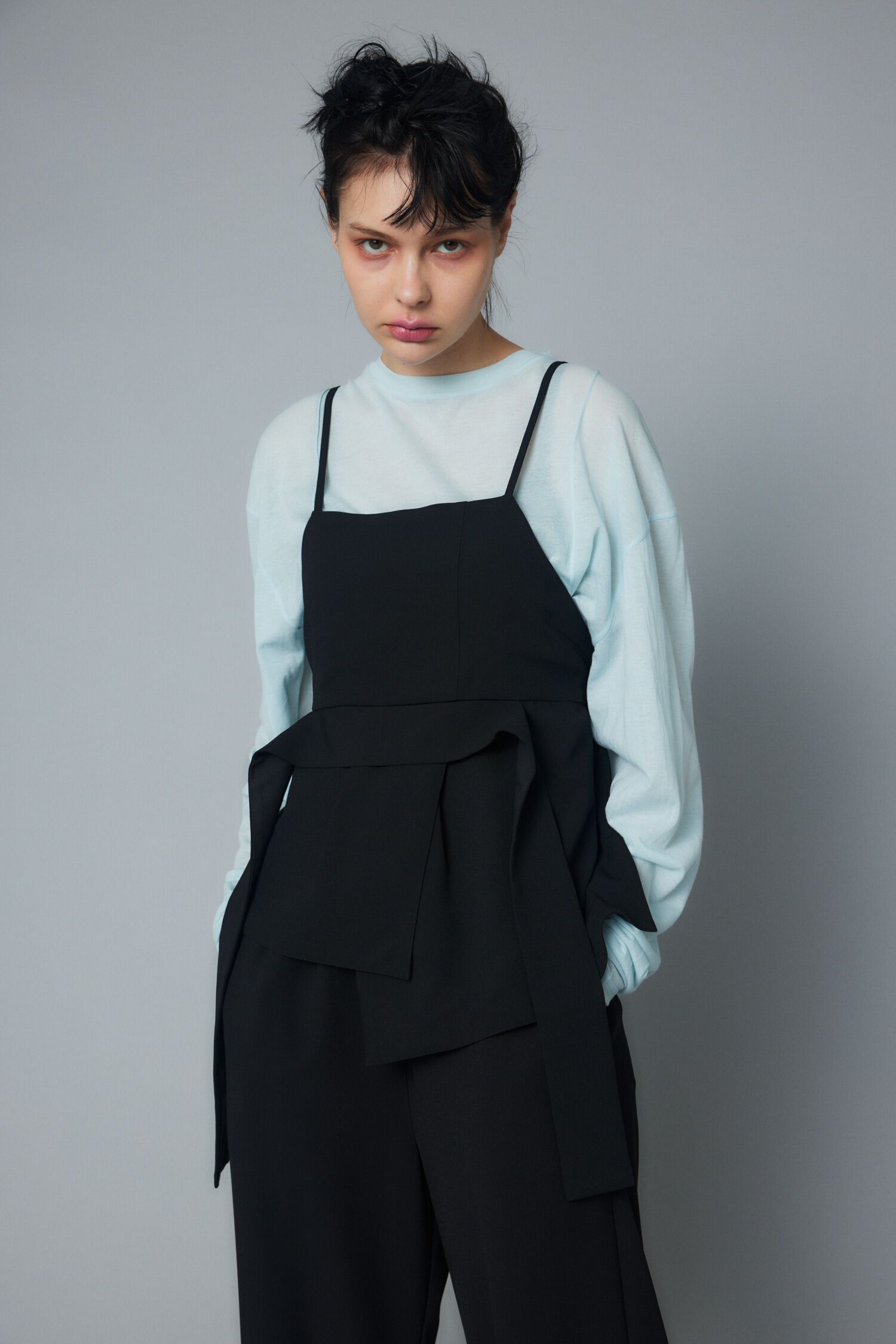 HeRIN.CYE「Back open camisole」|キャミソール|