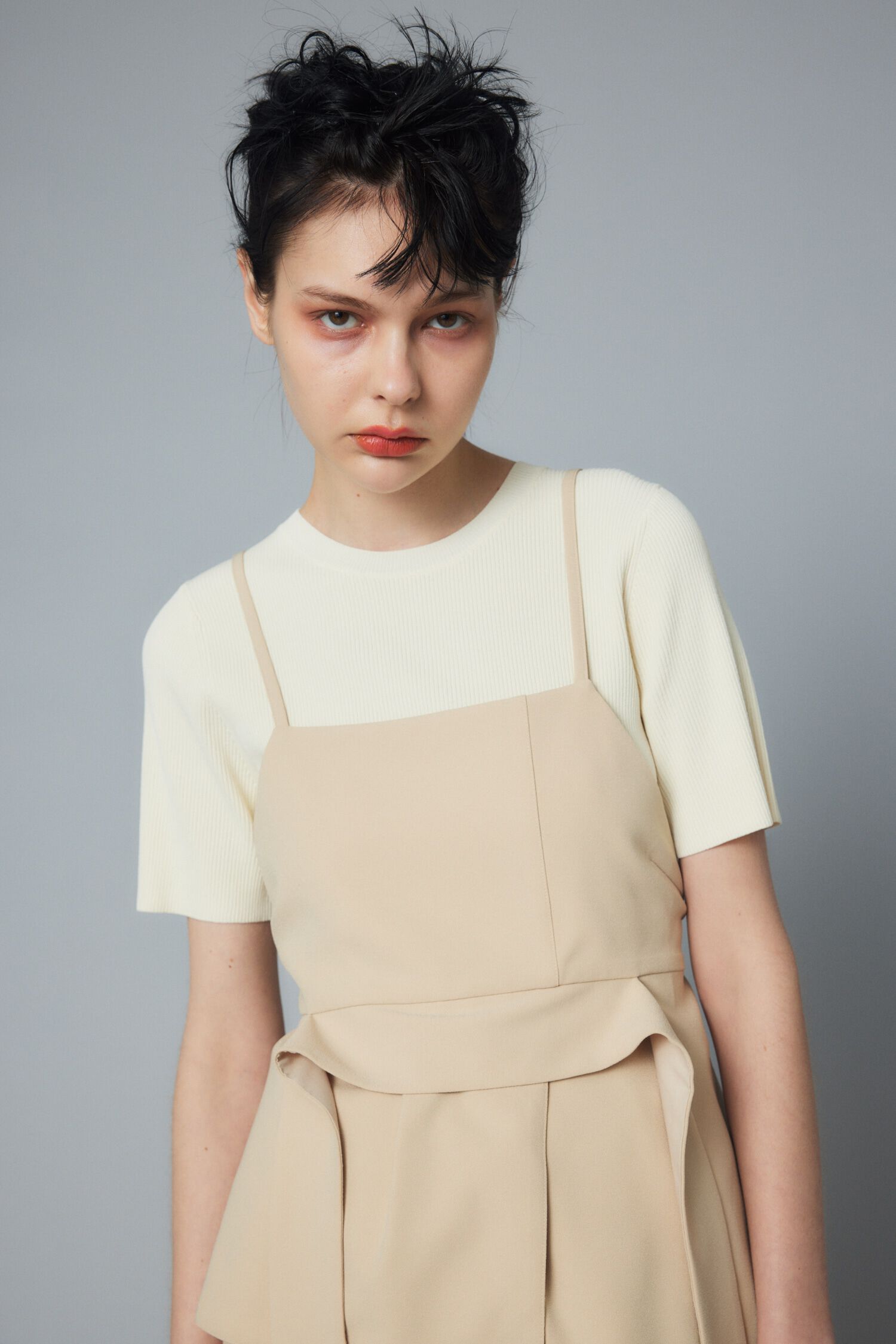 HeRIN.CYE「Back open camisole」|キャミソール|