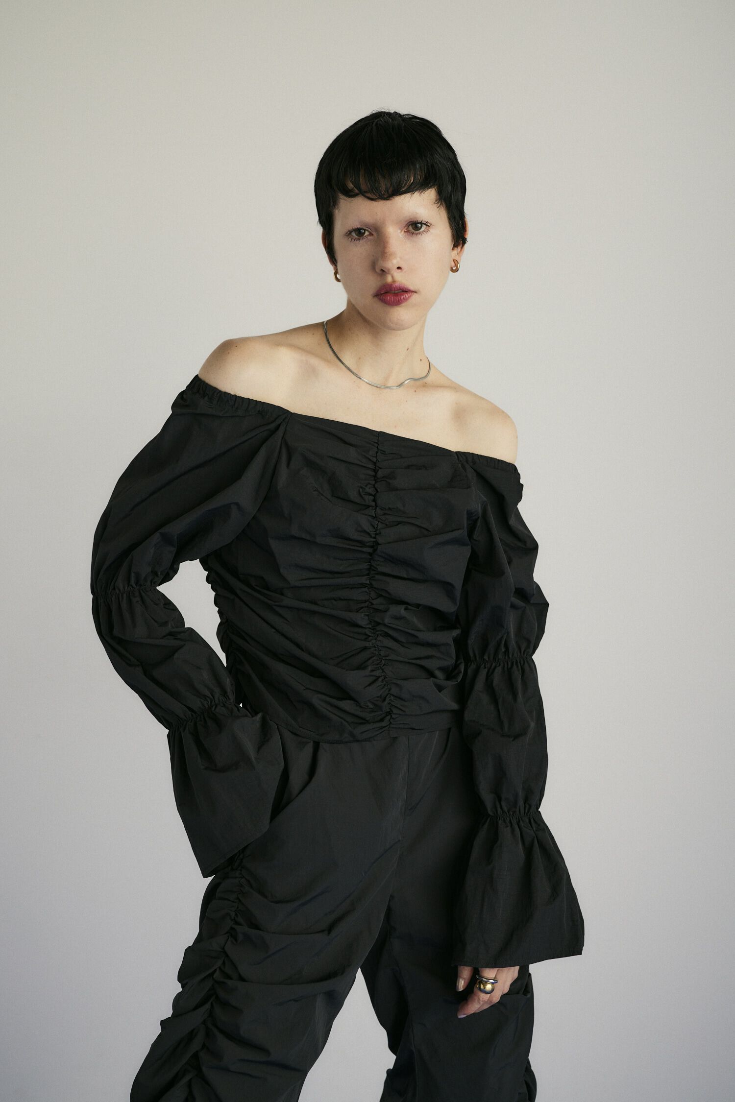 HeRIN.CYE「Puff sleeve tops」|シャツ・ブラウス|