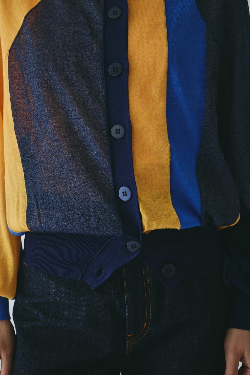 HeRIN.CYE「Sukashi round cardigan」|カーディガン|