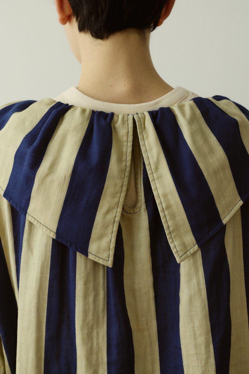 HeRIN.CYE「［予約］Stripe gauze  blouse」|シャツ・ブラウス|