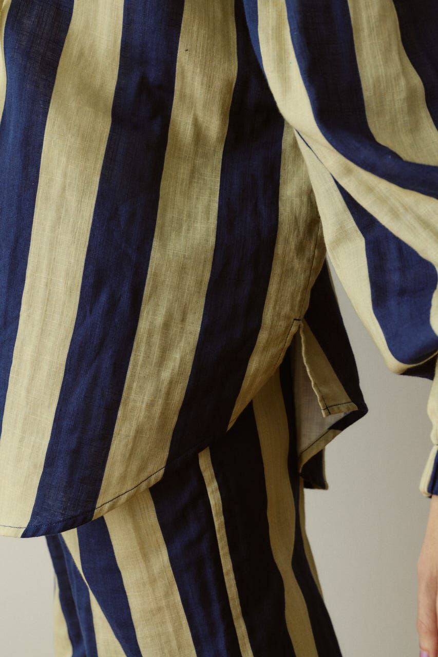 HeRIN.CYE「［予約］Stripe gauze  blouse」|シャツ・ブラウス|