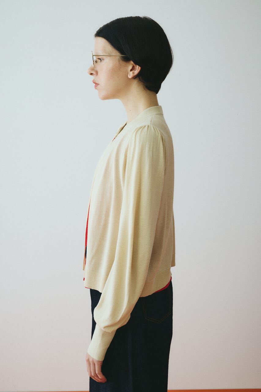 HeRIN.CYE「［予約］layered knit cardigan」|カーディガン|