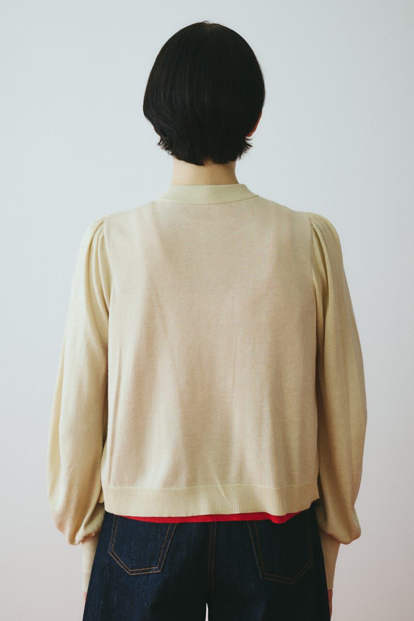 HeRIN.CYE「［予約］layered knit cardigan」|カーディガン|