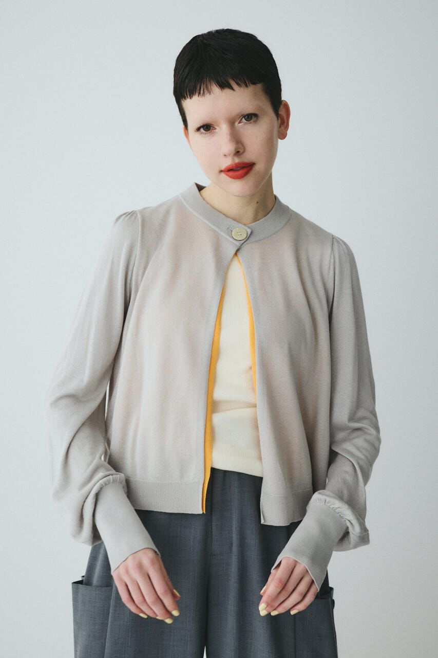 HeRIN.CYE「［予約］layered knit cardigan」|カーディガン|