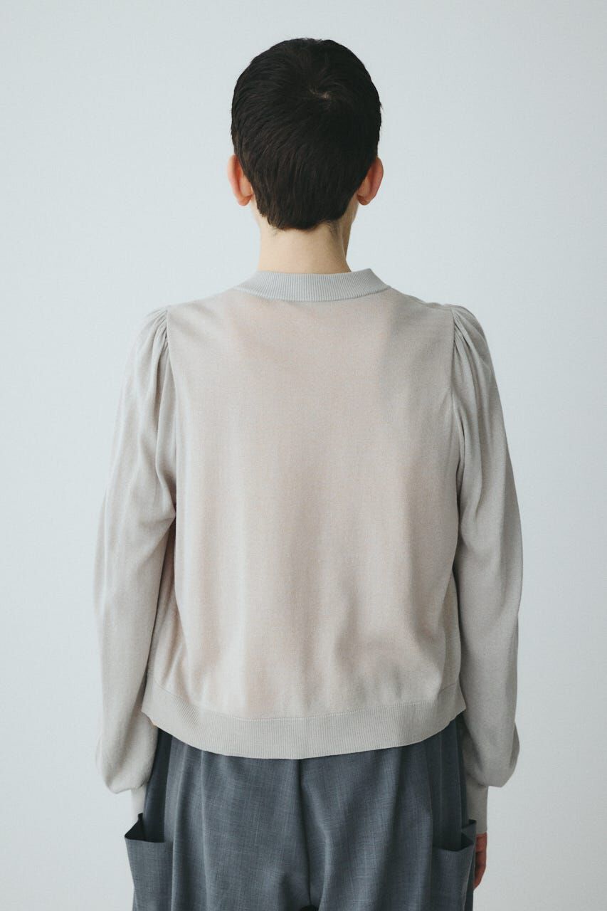 HeRIN.CYE「［予約］layered knit cardigan」|カーディガン|
