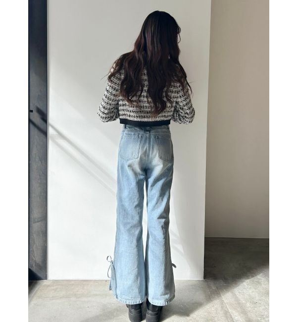 CALNAMUR「TWEED&times;DENIM BLOCKING JACKET/ツイード&times;デニムブロッキングジャケット」|その他|