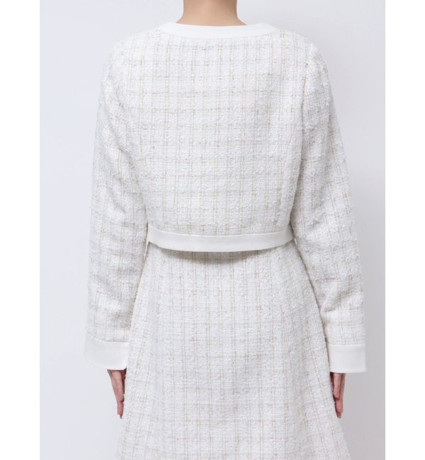 CALNAMUR「TWEED&times;DENIM BLOCKING JACKET/ツイード&times;デニムブロッキングジャケット」|その他|