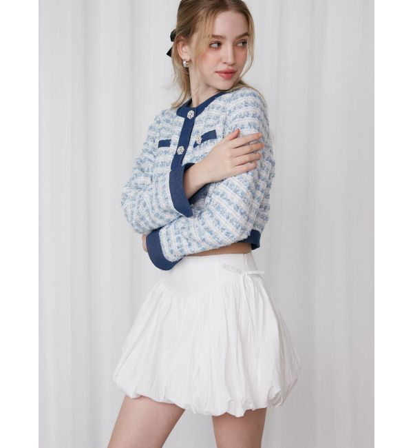 CALNAMUR「TWEED&times;DENIM BLOCKING JACKET/ツイード&times;デニムブロッキングジャケット」|その他|