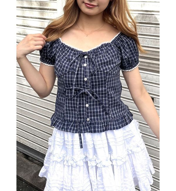 CALNAMUR「フリルカラーシャツ」|シャツ・ブラウス|