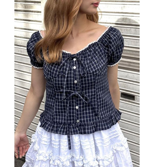 CALNAMUR「フリルカラーシャツ」|シャツ・ブラウス|